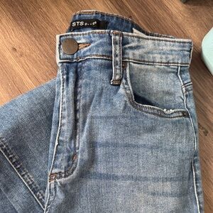 Nordstrom Wide Leg Denim Jeans Medium Wash
